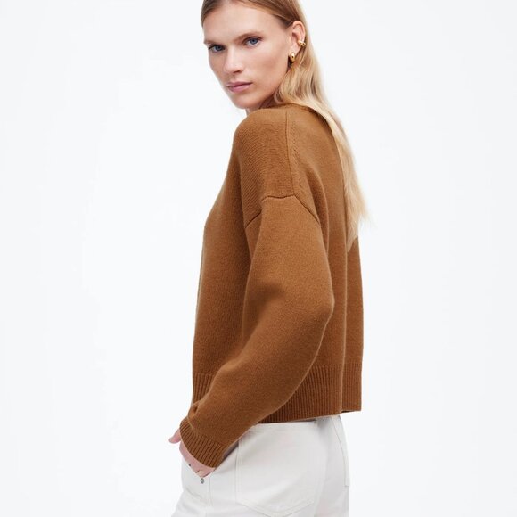 NWT MADEWELL SoftWool Boxy Crewneck Sweater - Picture 4 of 5